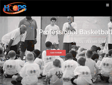 Tablet Screenshot of hoopslessons.com